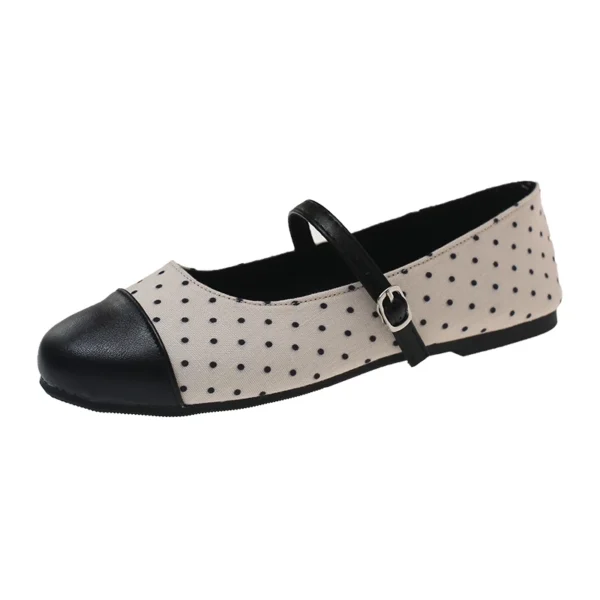 Women Polka Dot Ballet Flats