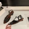 Women Hollow Roman Chunky Heels