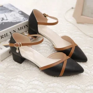 f01f67575350965b08a4974a9af71bf1.webp Women Chunky Heel Buckle Shoes